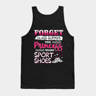 Forget Glass Slippers This Princess Wear Sport Shoes Tank Top